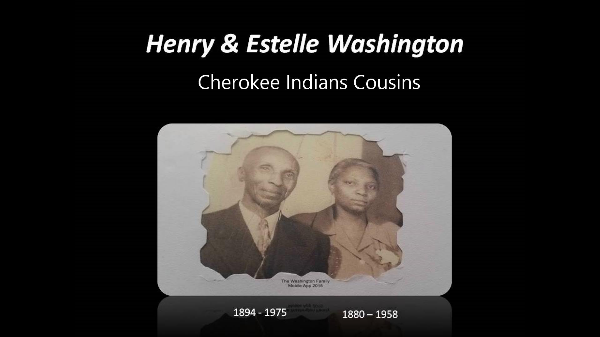 Two Cherokee Indians Cousins